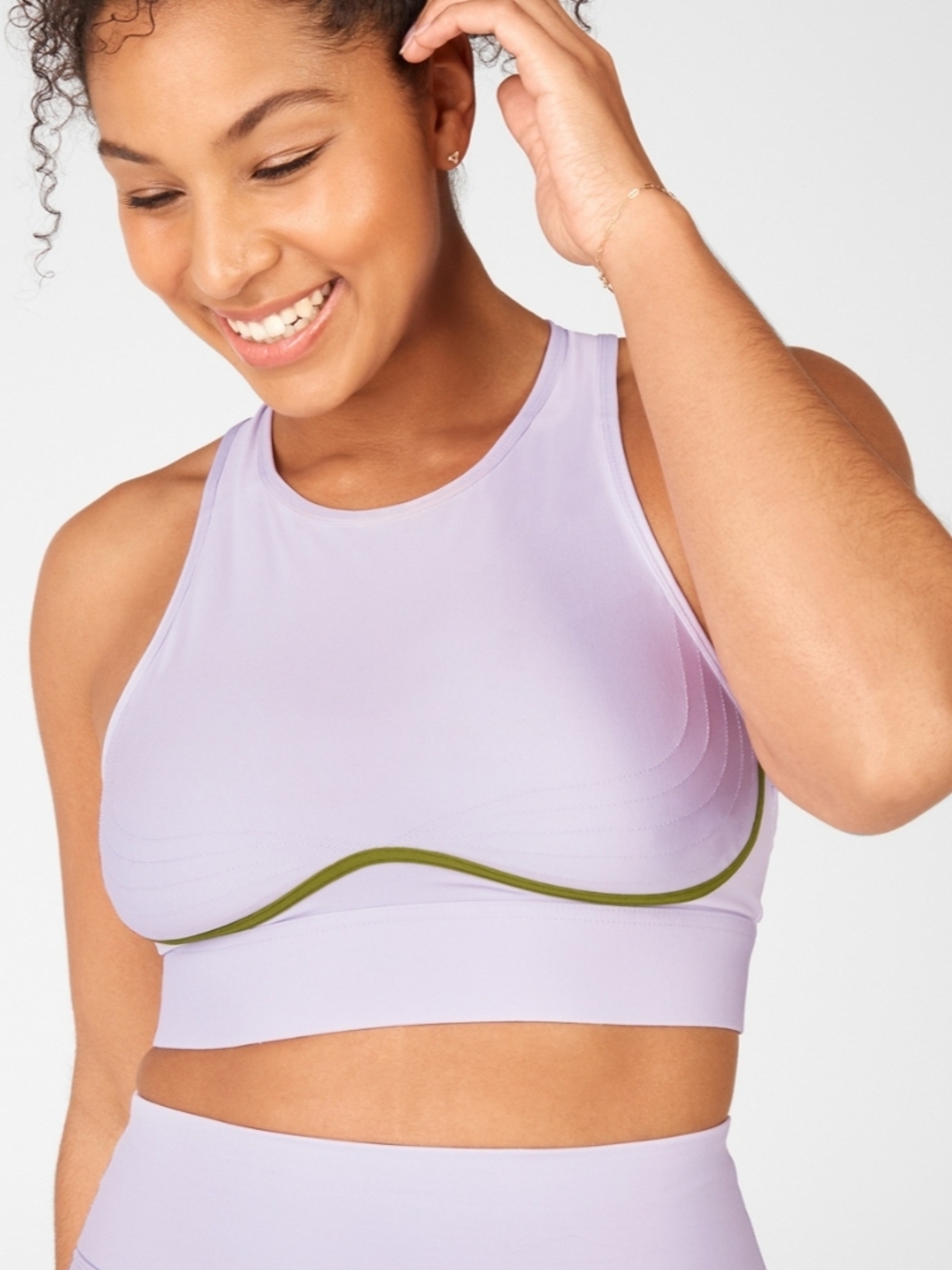 Fabletics medium impact Sports Bra Workout Top